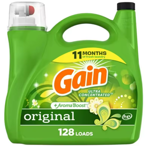 NOUVEAU Lessive liquide Gain + Aroma de haute qualité, parfum original, 128 lavages |   184 Fl oz HE-Compatible USA Deep Clean Color Protector - Product Image 1