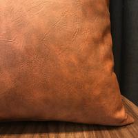 Bestseller Antik Braun Dekorative Überwurf bezüge Echtes Leder Seide Sofa Kissen bezug Kissen bezug für Wohnzimmer Schlafzimmer