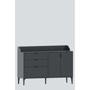 Modern Harmony Maxi Coffee Bar Cabinet 3 Door 2 Drawer Sideboard <b>Buffet</b> <b>Table</b> Kitchen Storage Cupboard Corner Furniture Particle - Product Image 1