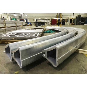 Profilés en aluminium incurvés à rayon personnalisé pour les cadres de fenêtres et de portes - Product Image 1