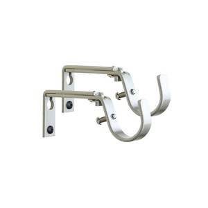Soportes de cortina de hierro de nuevo estilo hechos con soporte de varilla clásico de Metal pesado para proyectos tradicionales de mejora del hogar - Product Image 2