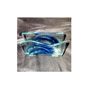 ที่ใส่บัตรทำจากไม้และเรซินสีฟ้าเรซิ่นดีไซน์ชั้นนำสำหรับร้านอาหารที่ใส่นามบัตรงานแต่งงานขายส่ง - Product Image 6