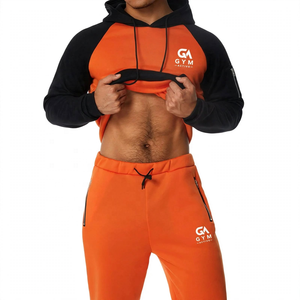 Conjunto Deportivo para Hombre GYM Active, Traje para Correr de Color Sólido con Logotipo Personalizado, Corte Regular, Ropa de Calle para Invierno, 100% Algodón Transpirable - Product Image 5
