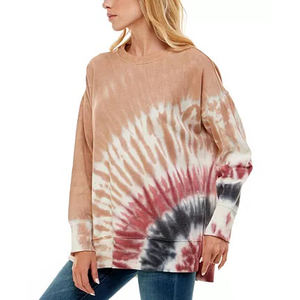 Sweat-shirt en polaire d'hiver personnalisé avec logo pour femmes Pull oversize 100% polyester Tricot décontracté à manches longues Streetwear - Product Image 5