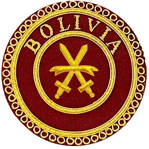 2025 Ordre d'Athelstan Porte-épée Tablier Badge Cuir Brodé Type à coudre - Product Image 1