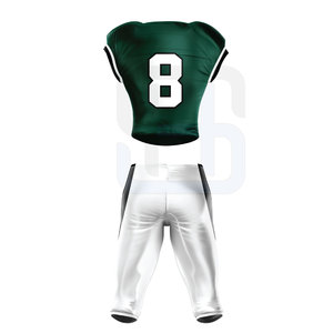 Uniforme de Fútbol Americano de Alta Calidad y Bajo Precio, Hecho de 100% Poliéster, Secado Rápido, Transpirable, Talla y Logotipo Personalizables - Product Image 2