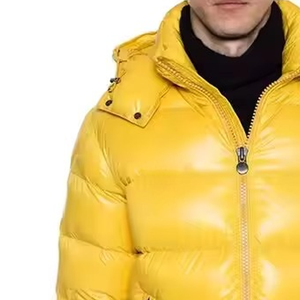 Chaquetas de Hombre Personalizadas de Alta Calidad OEM, Chaqueta de Plumón Ligera con Plumas Cálidas para Exteriores, Chaqueta de Invierno Acolchada - Product Image 3