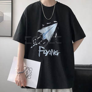 เสื้อยืดโอเวอร์ไซส์ใส่สบายระบายอากาศได้ดีเสื้อยืดโอเวอร์ไซส์ผลิตจากผ้าฝ้ายโพลีเอสเตอร์ - Product Image 2