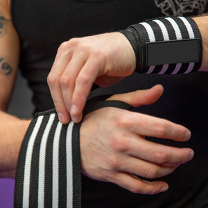 Uso en el gimnasio Entrenamiento Levantamiento de pesas Correa Muñequeras de mano Soporte Protección física Las mejores muñequeras - Product Image 6