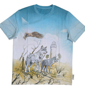 เสื้อยืดสำหรับผู้ชายผ้าฝ้าย100% พรีเมี่ยมผ้าถักพิมพ์ลายดิจิทัลผ้าถัก180 GSM - Product Image 6