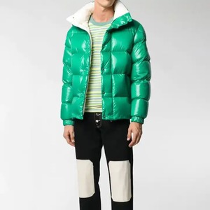 Abrigo de invierno con capucha y logotipo personalizado para hombre, último diseño de moda, chaqueta acolchada transpirable con patrón calefactable, Color blanco - Product Image 4