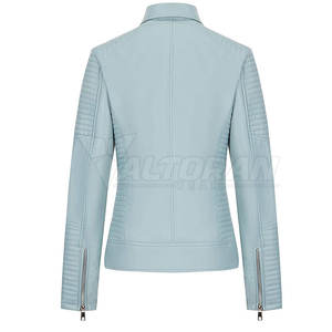 Chaqueta de Cuero para Mujer, Prenda Exterior Ligera, Chaqueta de Cuero para Mujer, Estilo Urbano, Chaqueta de Cuero para Mujer - Product Image 2