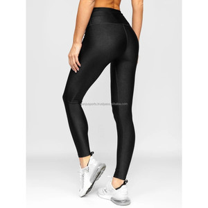 High Quality Breathable Waterproof Butt Lift Scrunch Bum <b>Leggings</b> Women OEM Knit Hip Hop Fitness Clothing Spandex/<b>Polyester</b> - Product Image 2