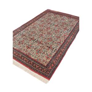 Aalam Hand Knotted <b>Wool</b> Rugs <b>Red</b> Orange Floral Abstract Pattern for Home Entryway Hallway 9x12 Rectangle Size for Teens-Pae-5551 - Product Image 2