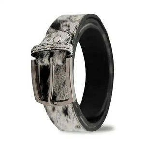 Ceinture décontractée pour homme en cuir véritable 100% pur, avec boucle ardillon en alliage, personnalisable, de luxe, vente en gros d'usine - Product Image 5