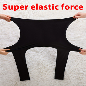 Set 3 Pezzi <span class=keywords><strong>Leggings</strong></span> Termici in Nylon Felpato Casual alla Moda per Ragazze Stile Minimalista Altamente Elastici con Stampa - Product Image 2