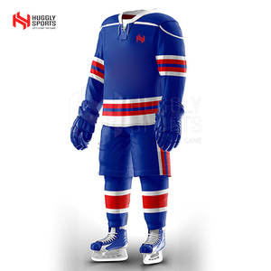 Uniforme de hockey sobre hielo a precio de fábrica superventas Conjuntos a granel de tacto suave unisex Precio al por mayor - Product Image 4