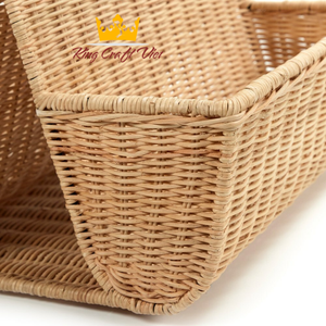 Porte-magazines en rotin Non toxique, Design Eco, panier à magazines, décoration de la maison - Product Image 2