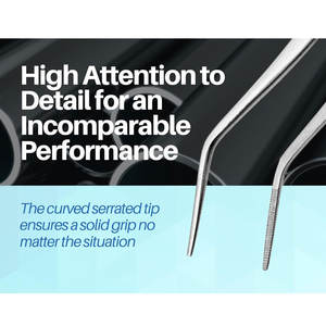 Venta al por mayor pinzas dentales Meriam pico dentado pinzas quirúrgicas de acero inoxidable pinzas quirúrgicas de algodón - Product Image 2