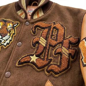 Chaqueta Varsity de Alta Calidad, Estilo Urbano Y2K, Moda Casual, Estilo Americano, Chaqueta de Béisbol para Hombre - Product Image 5