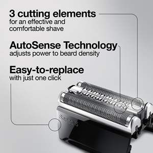 Cabezal de Repuesto para Afeitadora Eléctrica Serie 5, Afeitadora Rotatoria de Doble Cuchilla para Rostro y Cuerpo, Resistente al Agua IPX7 - Product Image 4