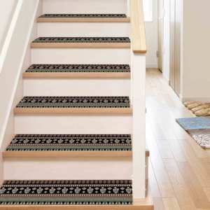 Tapis imprimé à motif Navajo, design ethnique Kilim, tapis d'escalier moderne, lavable en machine, Goblen - Product Image 4