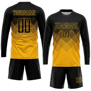 100% poliéster sublimación árbitro uniformes fútbol barato hecho a medida uniforme de entrenamiento de fútbol ropa uniforme de fútbol - Product Image 4