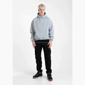 Sweat à capuche pour homme, sweat-shirt à capuche en polaire, haut uni, pull à capuche, tailles S - 3XL - Product Image 4