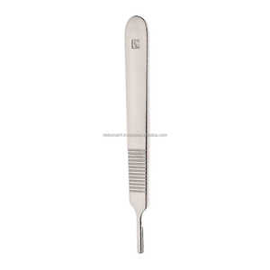 Manche de scalpel #3 en acier inoxydable de qualité chirurgicale certifié CE réutilisable OEM et marque privée disponible - Product Image 2