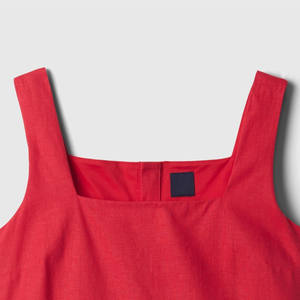 Débardeurs décontractés respirants en coton/fibre de bambou écologiques, couleur unie, grande taille pour femmes, avec soutien-gorge intégré - Product Image 2