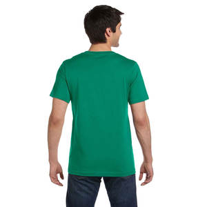 100% coton respirant promotionnel t-shirt en gros bas quantité minimale de commande personnalisé votre propre logo t-shirts impression ou broderie - Product Image 2