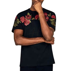 Servicio OEM al por mayor, camiseta bordada para hombre con el mejor diseño, ligera y transpirable, hecha en Pakistán - Product Image 2