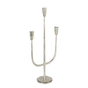 High Quality Wholesale Price Silver Candelabra 3 Arm <b>Candle</b> Holder for Wedding Decoration Christmas Handmade Candelabra - Product Image 1