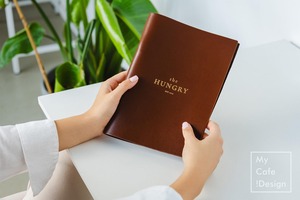 กล่องใส่เมนู A4ตามสั่งโฟลเดอร์โรงแรมธุรกิจร้านอาหารพร้อม LMC-0023คลิปโลหะทำจากกระดาษสำหรับใช้ในร้านกาแฟ - Product Image 4