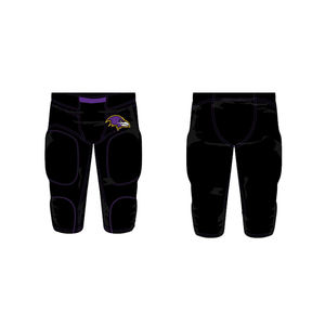 Pantalones integrados de fútbol americano Pantalones acolchados de fútbol americano Pantalones de fútbol americano personalizados con 7 almohadillas - Product Image 4