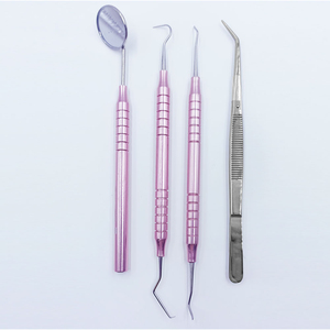 ชุดเครื่องมือทันตกรรม3ชิ้นชุดเครื่องมือสุขอนามัยทันตกรรมพื้นฐานชุดเครื่องมือทันตกรรมเครื่องมือสำหรับการจัดฟัน - Product Image 2