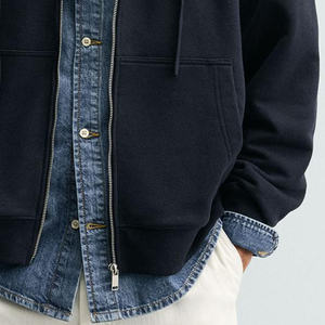 Sudaderas Extra Grandes de Alta Calidad con Logotipo Personalizado para Hombre / Nuevo Diseño 100% Algodón para Uso Casual 2026 - Product Image 3