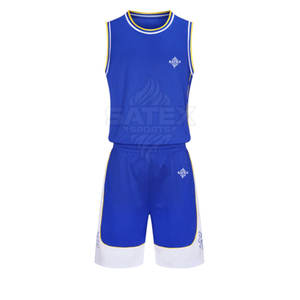 Uniformes de Baloncesto al por Mayor de Marca Privada - Conjuntos Transpirables de Alta Calidad sin Mangas 100% Poliéster Servicio OEM - Product Image 1