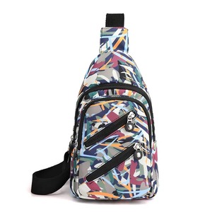 กระเป๋าสะพายคาดลำตัวมีซิปกระเป๋าหลายใบสำหรับเดินทางทุกวันสไตล์แฟชั่นวินเทจ - Product Image 3