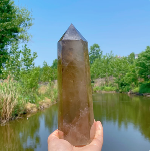 แท่งคริสตัลควอทซ์สโมควีทซ์ทรงหอคอยหินควอทซ์ธรรมชาติบำบัด - Product Image 6