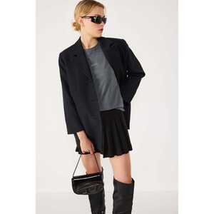 เสื้อยืดคอกลมแขนสั้นทรงปกติผ้าฝ้าย 100% สีชาร์โคล - Product Image 2