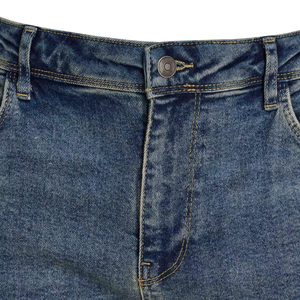 Jeans de Hombre de Alta Calidad, Corte Regular, Azul Clásico, Corte Recto, Cómodos, Elegantes, para Uso Diario, Producción al por Mayor - Product Image 6