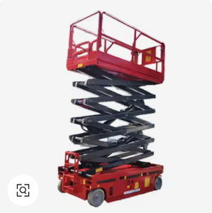 Piattaforma a forbice elettroidraulica, altezza massima 12 m, capacità 2 persone, costruzione metallica multiseczione, per uso ingegneristico - Product Image 1