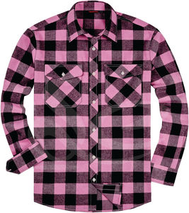 Camisas de franela de manga larga para hombre de primera calidad, estilo informal de otoño con botones, ajuste Regular, tela suave y transpirable, uso diario - Product Image 1