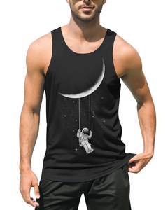 Camiseta sin mangas de gimnasio para hombre de talla grande superventas Pakistán servicio OEM transpirable ecológico secado rápido Spandex/algodón estilo informal - Product Image 1