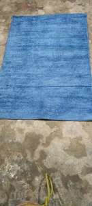 Tapis en laine de Bohème moderne et durable tissé à la main avec un motif géométrique en peluche lavable pour un usage domestique - Product Image 2