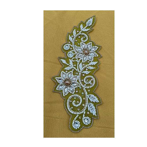 Parches de encaje de lentejuelas con cuentas a mano más vendidos, accesorios elegantes para ropa de mujer - Product Image 5