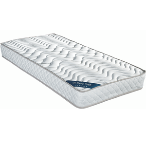 Matelas à ressorts Tech Sleep Moderne à fermeté moyenne avec noyau de ressorts Bonnell durable et tissu tricoté matelassé pour chambre à coucher et mobilier de maison - Product Image 1