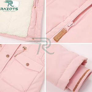 Chaqueta Cortavientos de Motocicleta para Mujer, Larga, Impermeable, de Secado Rápido, con Forro Polar y Gorro Desmontable, Razorts, Pakistán - Product Image 6