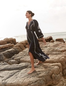 Cette robe en lin Boden est une robe de soirée incontournable pour l'été Robe de style Latina pour femmes et filles - Product Image 4